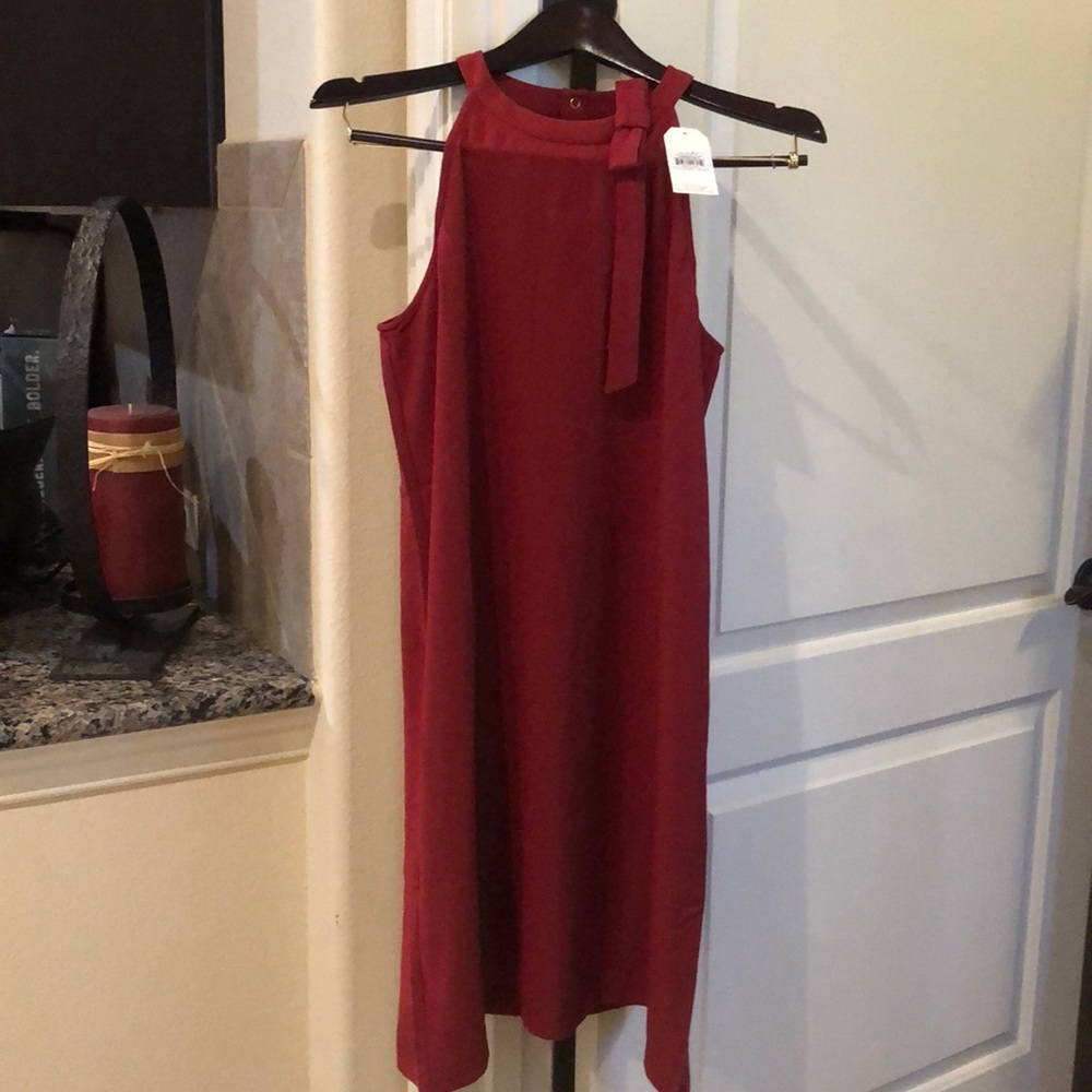 Deep Red Dress
